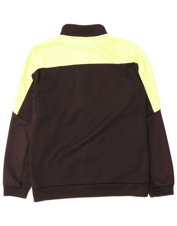 Jachetă de trening Puma pentru băieți 13-14 ani, negru, color block