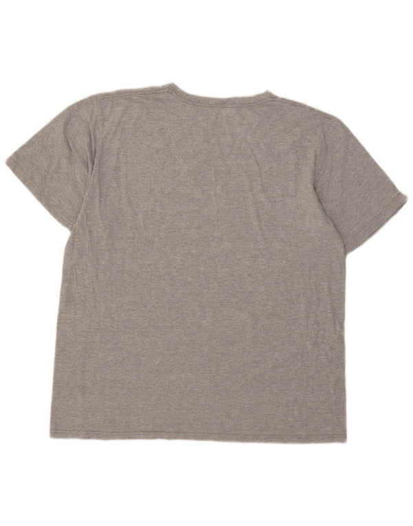 Tricou grafic pentru bărbați Adidas Top XL bumbac gri