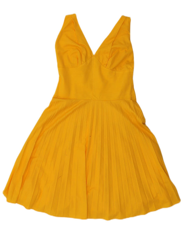 Rochie A-Line Fără mâneci Vintage pentru femei IT 46 Large Yellow
