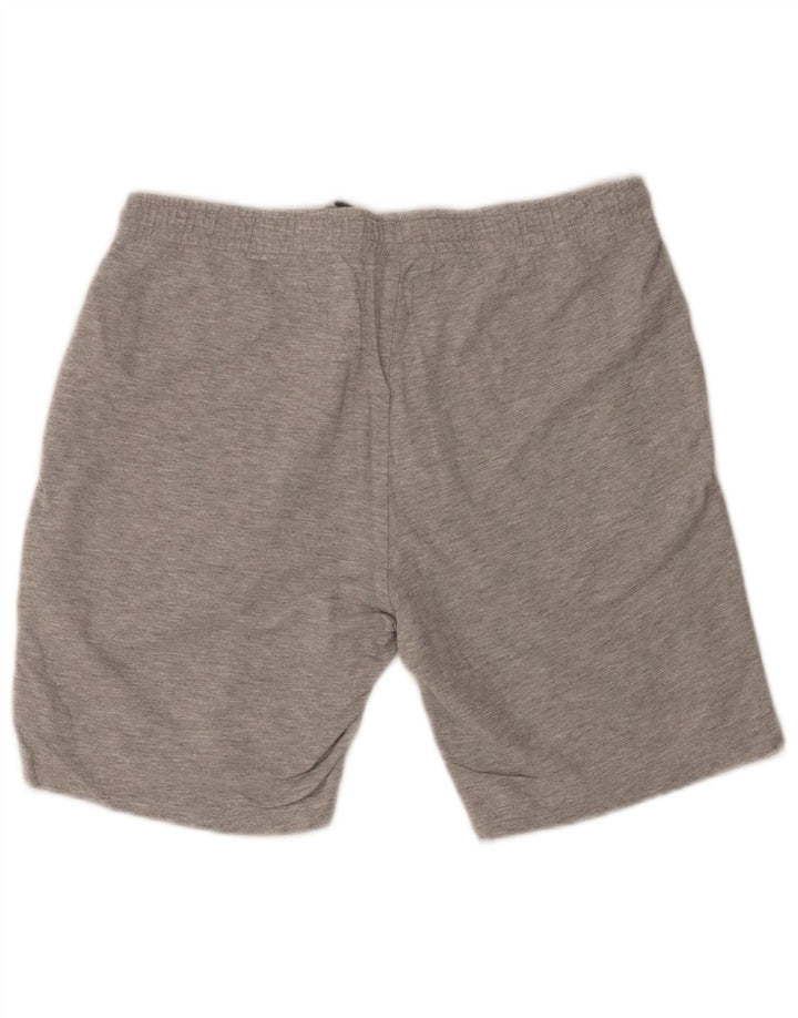 KAPPA Mens Graphic Sport Shorts Large  Grey Cotton