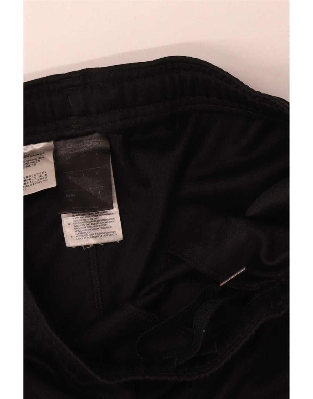 Pantaloni de trening Adidas pentru bărbați, poliester negru mic
