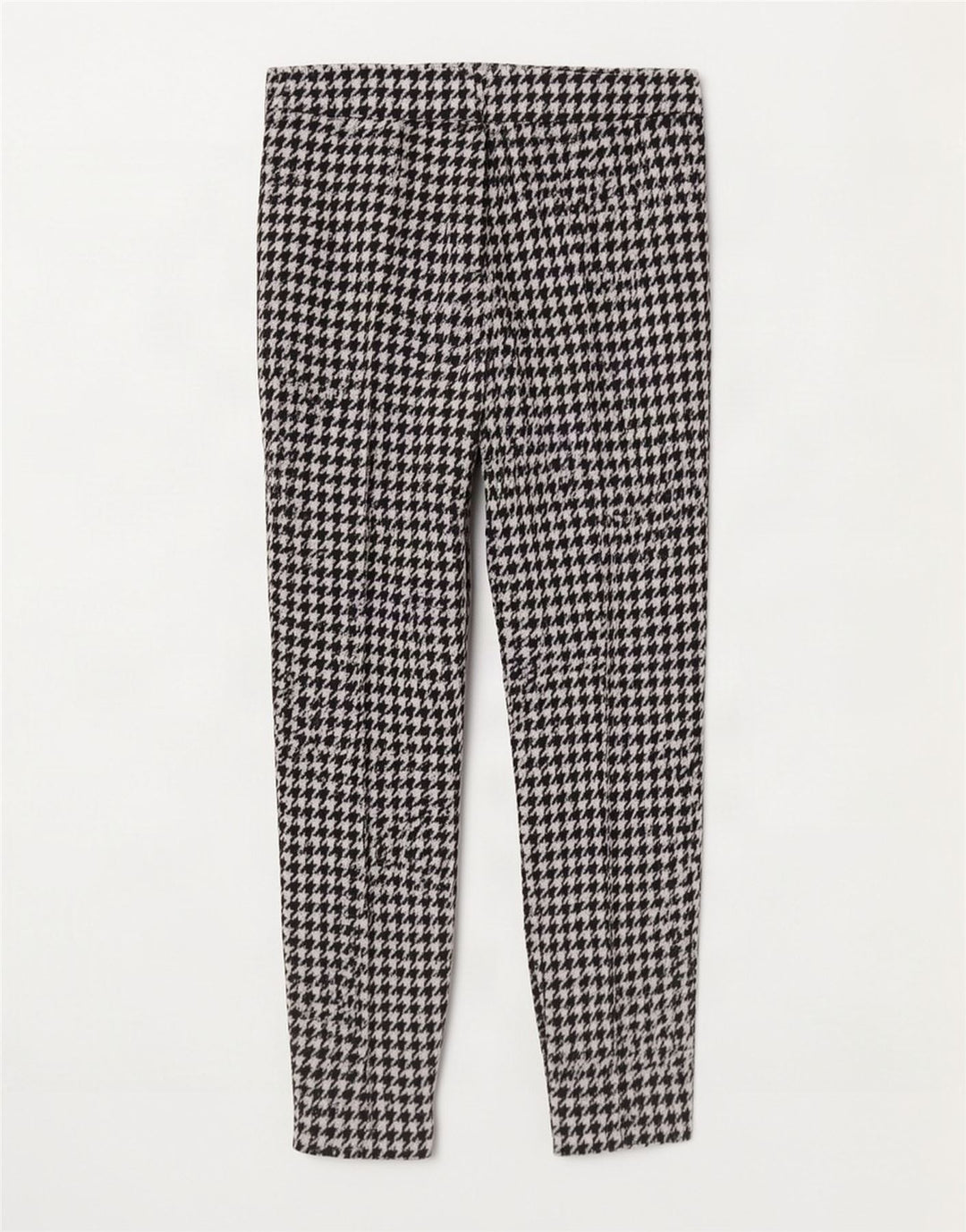 Pantaloni cropped slim pentru femei Hugo Boss L28 L26 picior de găin negru