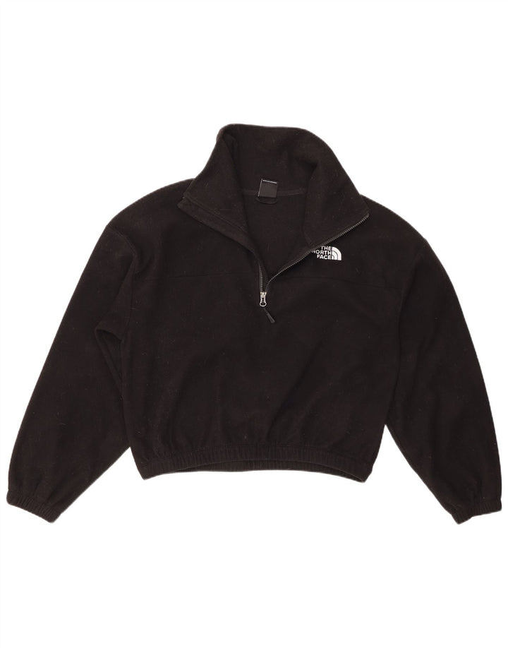Jumper The North Face pentru femei oversized Crop Fleece UK 12 Medium Black