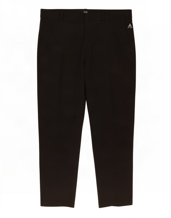 Pantaloni drepți pentru bărbați Adidas W40 L30 Poliester negru