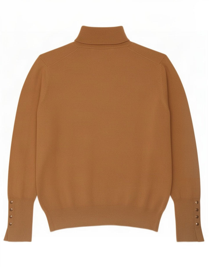 Pulover pentru femei cu gât rulat Zara UK 14 Bej mediu