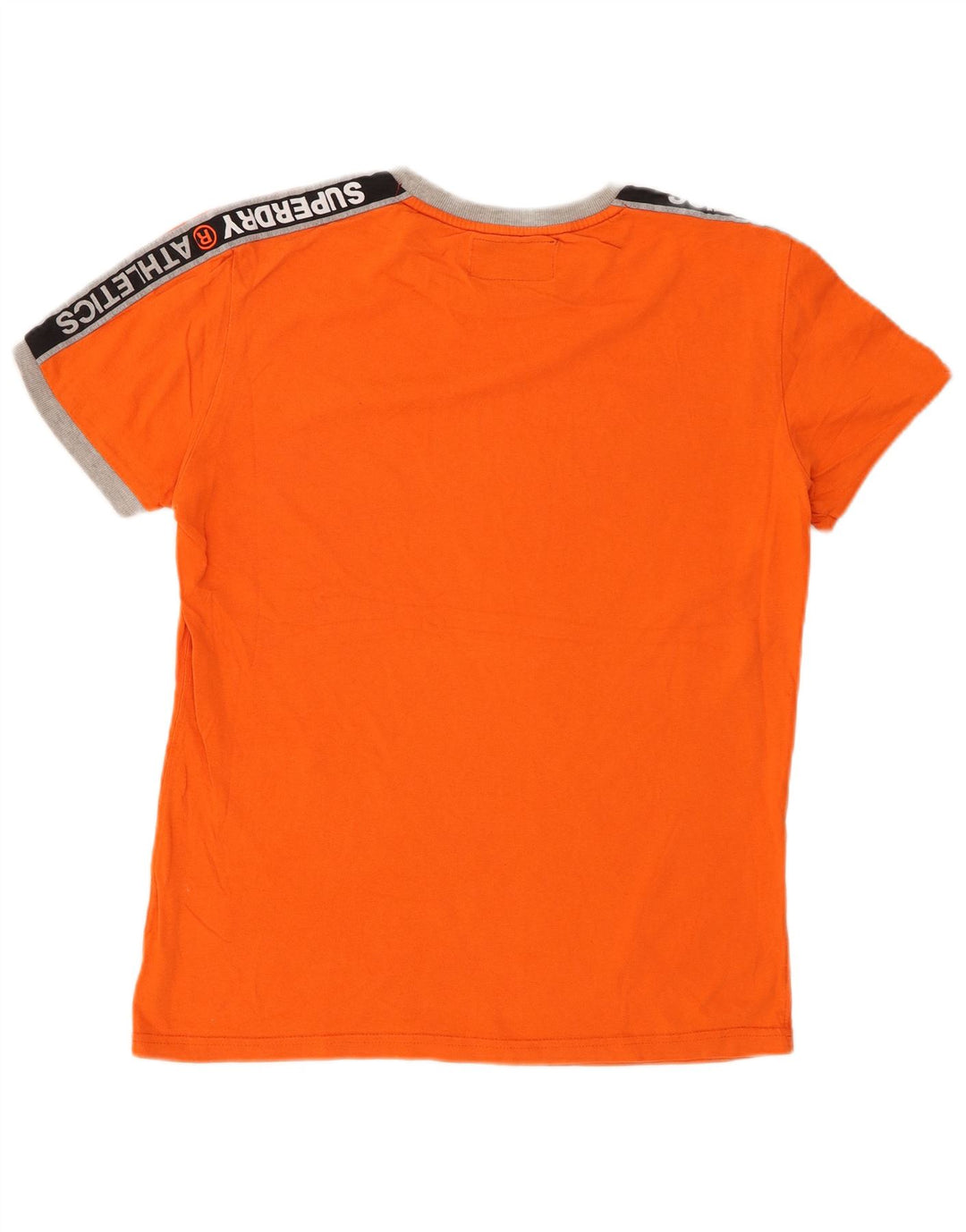 Tricou grafic pentru bărbați SUPERDRY Top portocaliu mediu bumbac color bloc