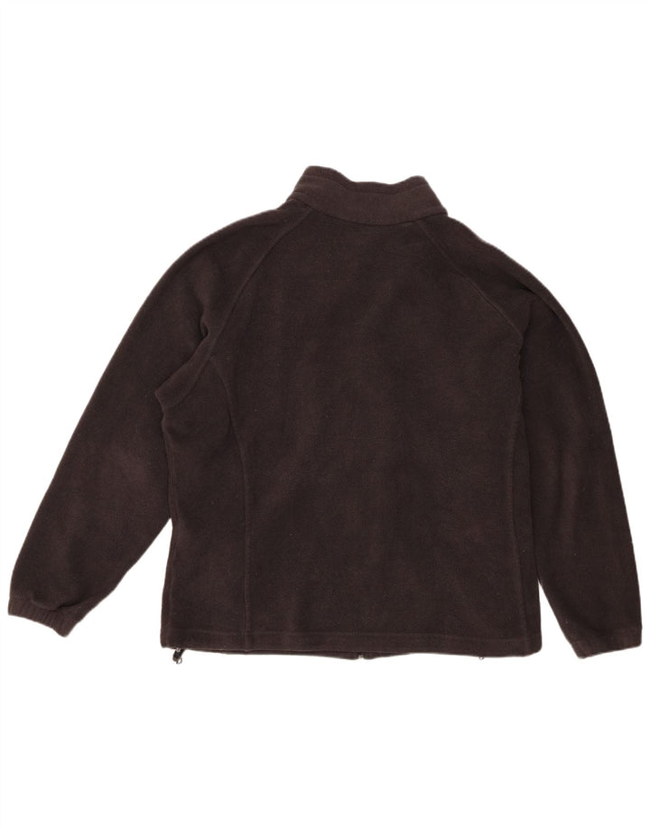 Jachetă fleece supradimensionată Columbia pentru femei UK 18 XL poliester negru