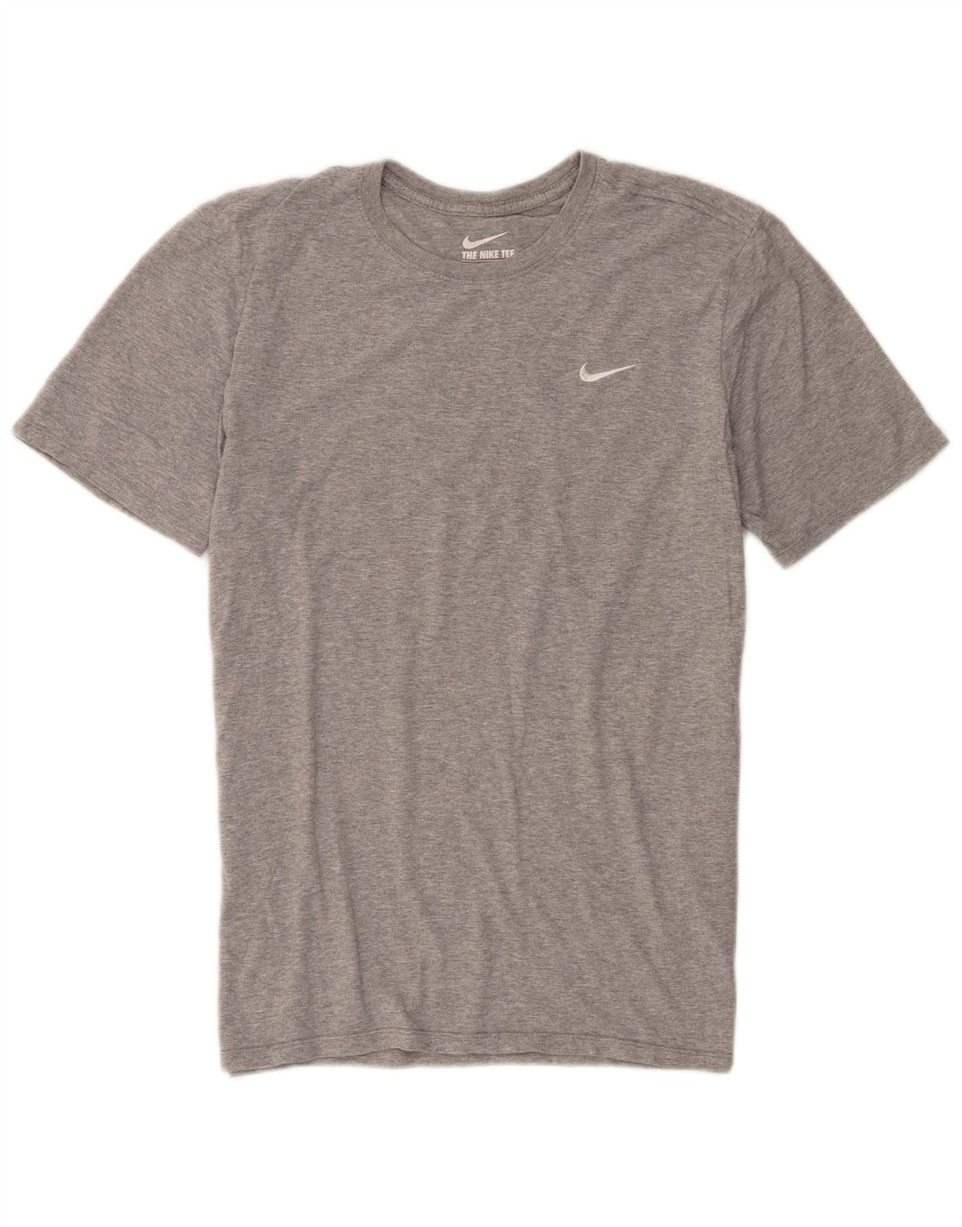 Tricou cu croi atletic Nike pentru bărbați Top, bumbac cu pete gri mediu