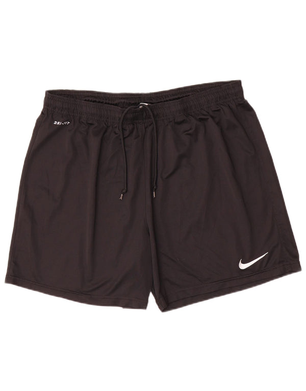 Pantaloni scurți sport Nike Dri Fit pentru bărbați XL, poliester negru