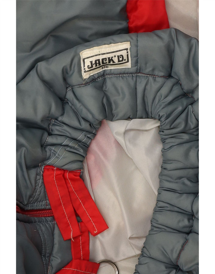 JACK DANIELS Gilet pentru femei UK 16, mare, gri, colorblock