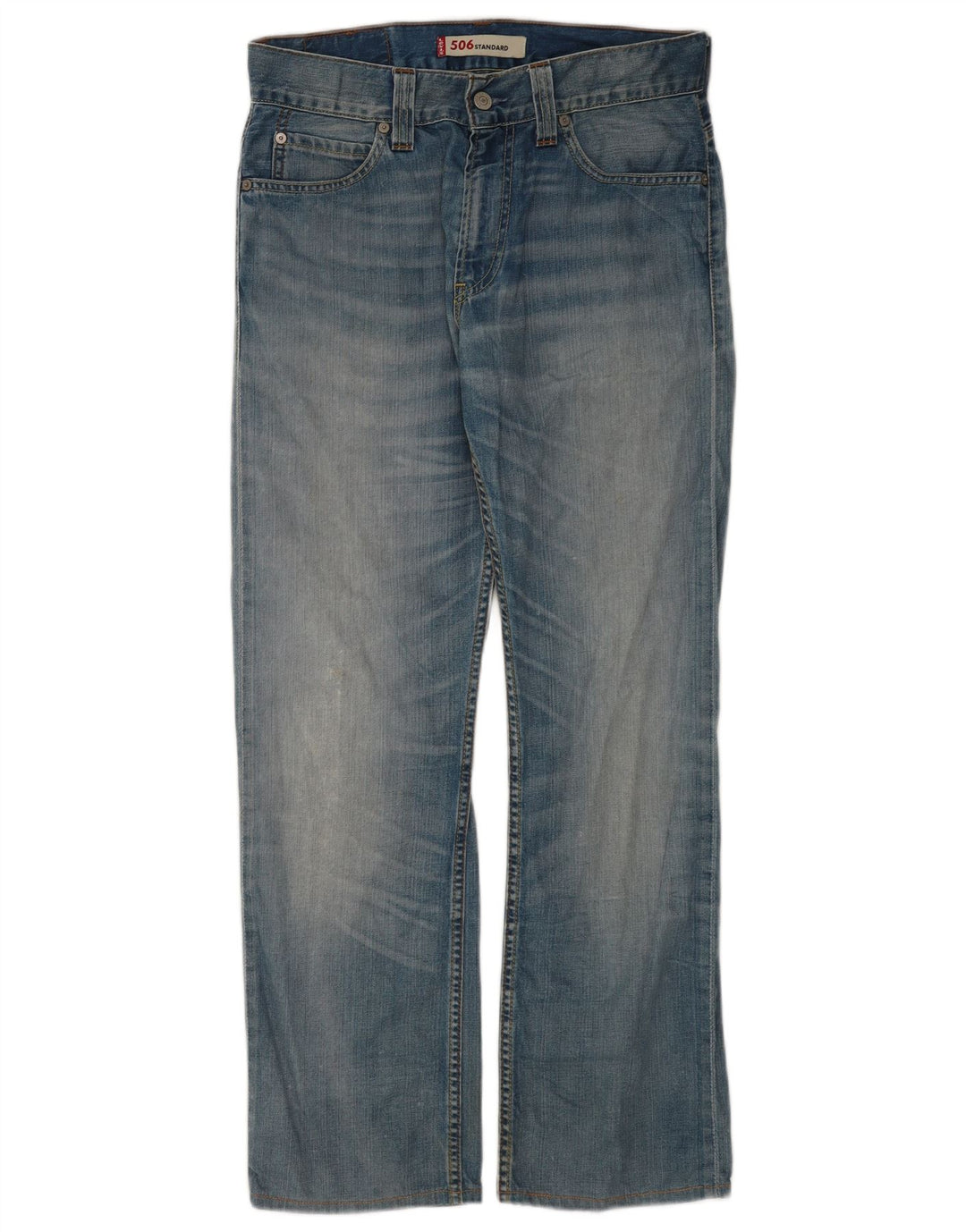 Blugi drepti pentru bărbați Levi's 506 W31 L30 Bumbac albastru