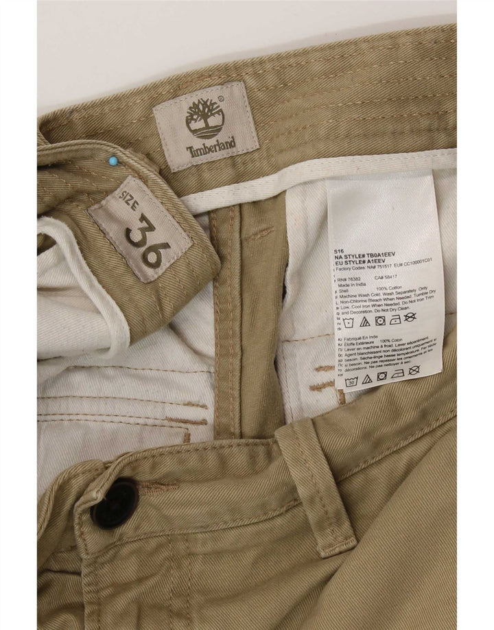 Pantaloni scurți pentru bărbați Timberland Cargo W36 Large Kaki Bumbac