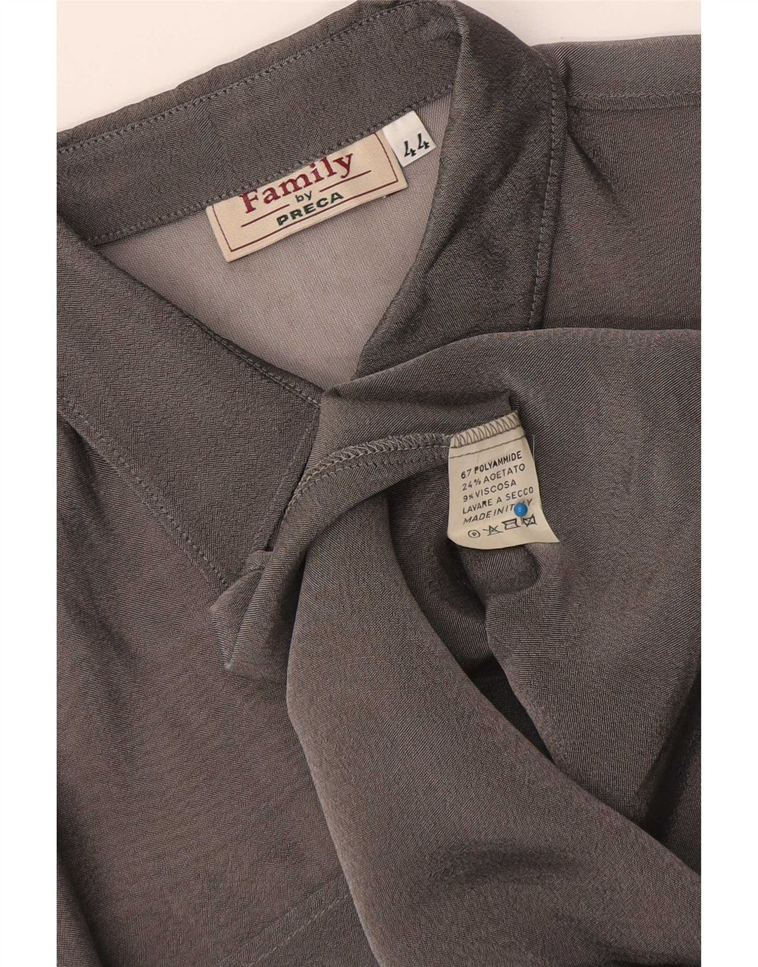 Cămașă Preca Femei See Through IT 44 Medium Gri Poliamidă