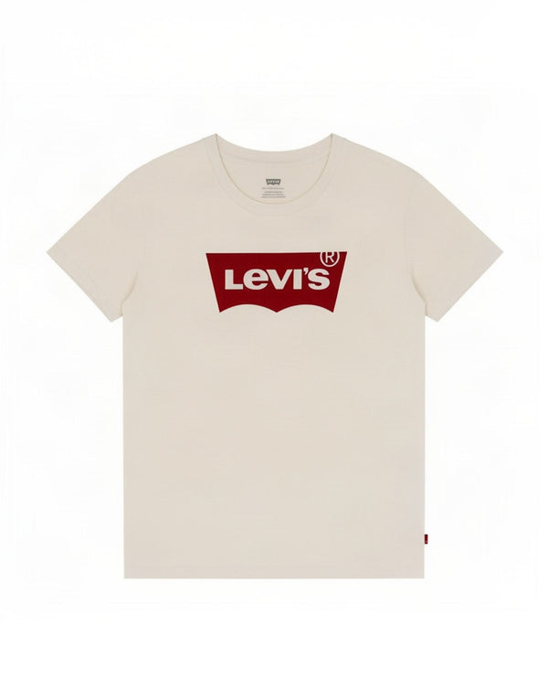 Tricou grafic Levi's pentru femei Top UK 12 Medium White Bumbac