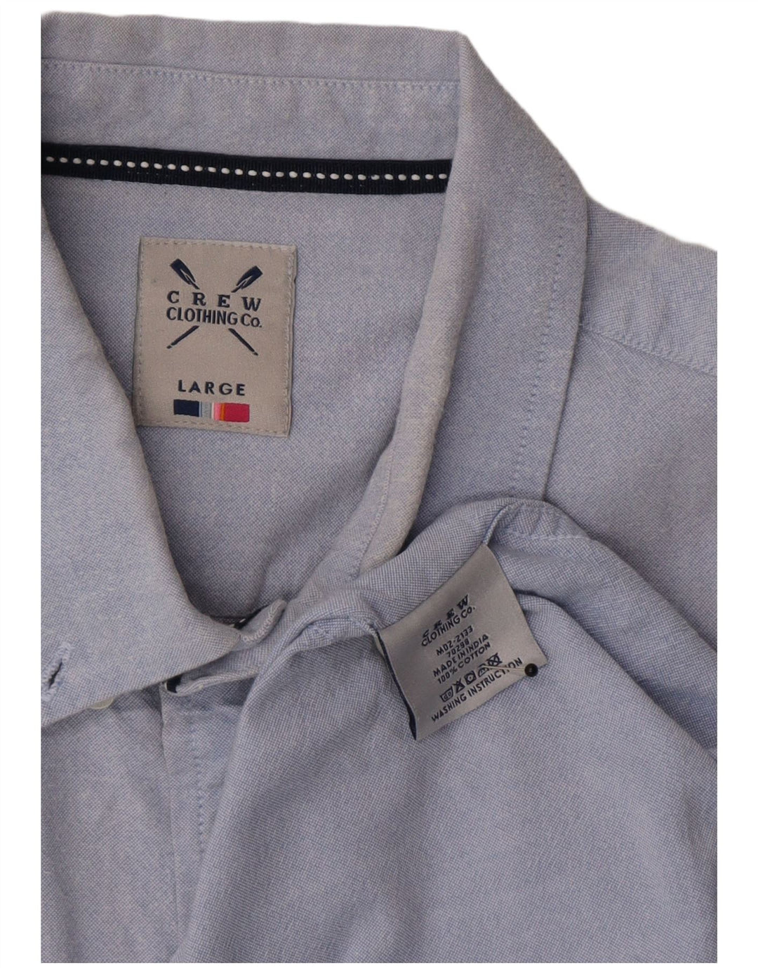 Crew Clothing Cămașă pentru bărbați, mare, albastru, bumbac