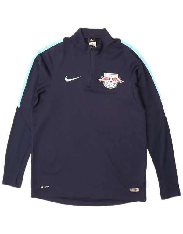 Top de trening NIKE RB Leipzig Pullover pentru bărbați, mare, bleumarin, color block