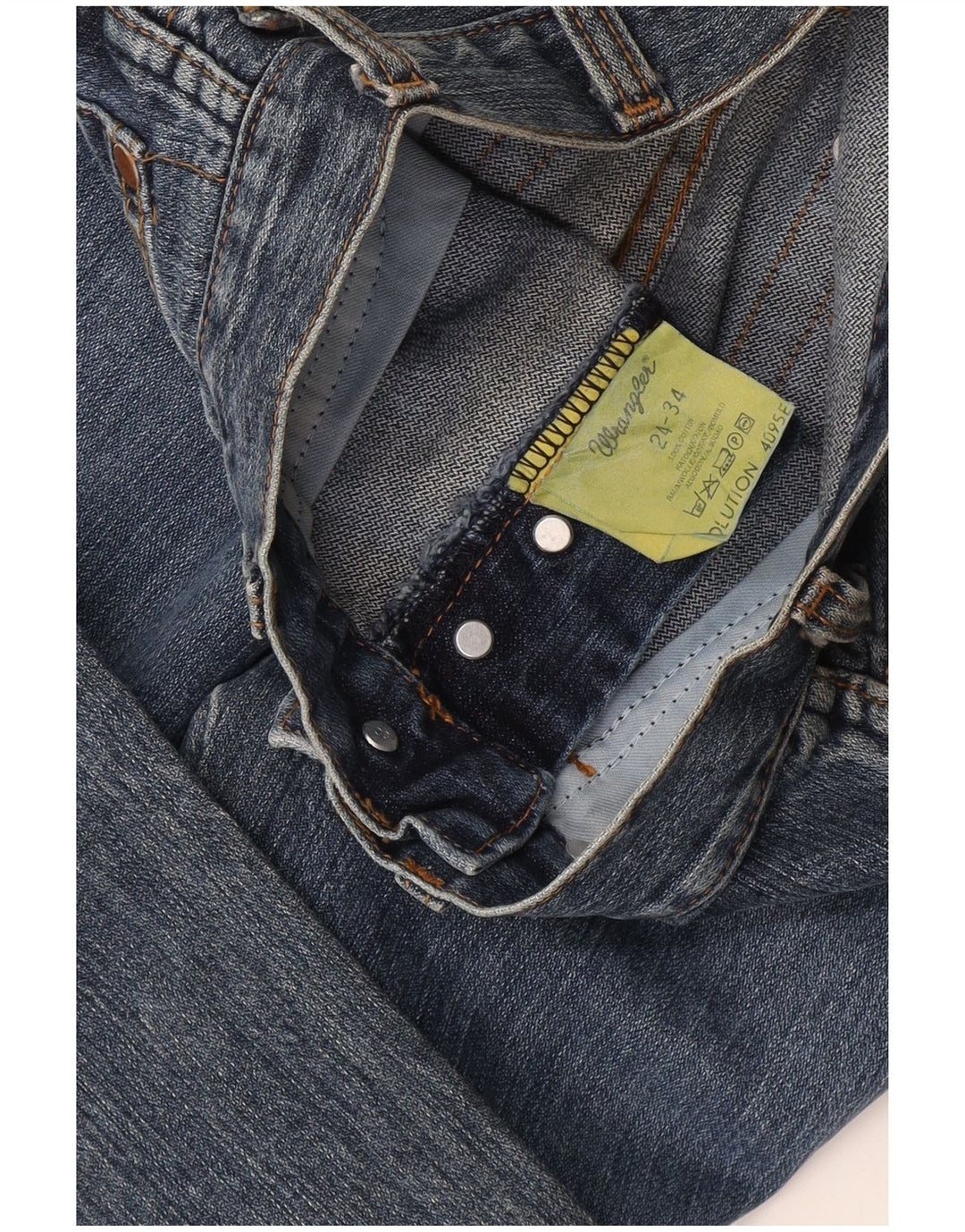 WRANGLER Blugi drepti pentru femei Resolution W24 L34 Bumbac bleumarin