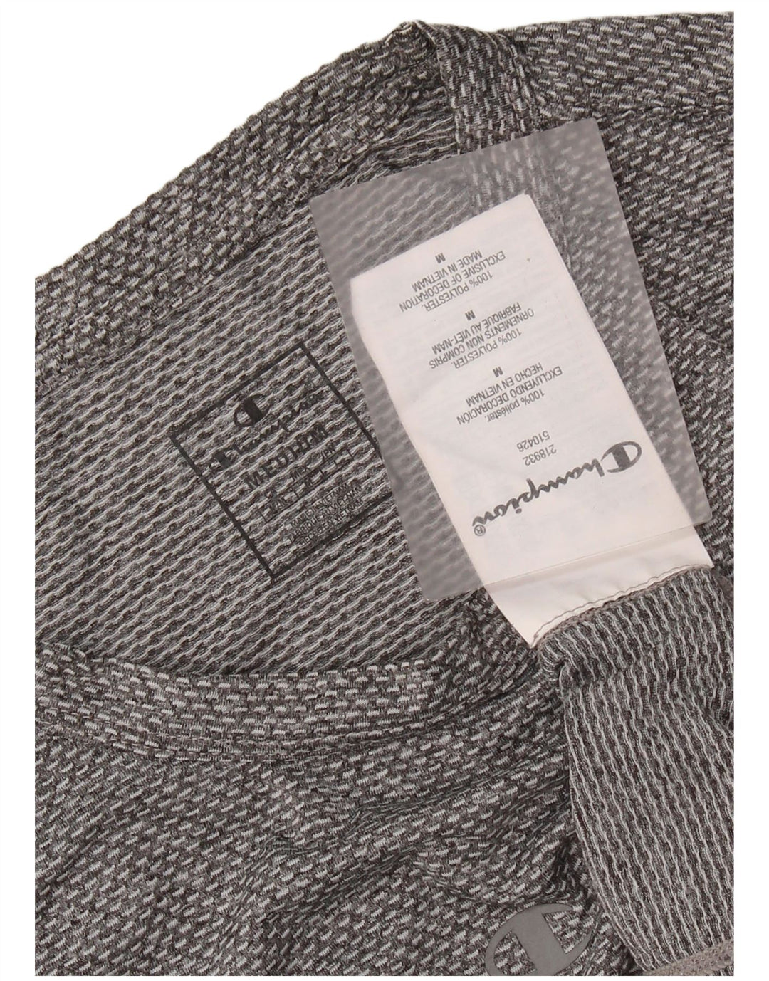 Tricou Bărbați CHAMPION Top Medium Gri Poliester