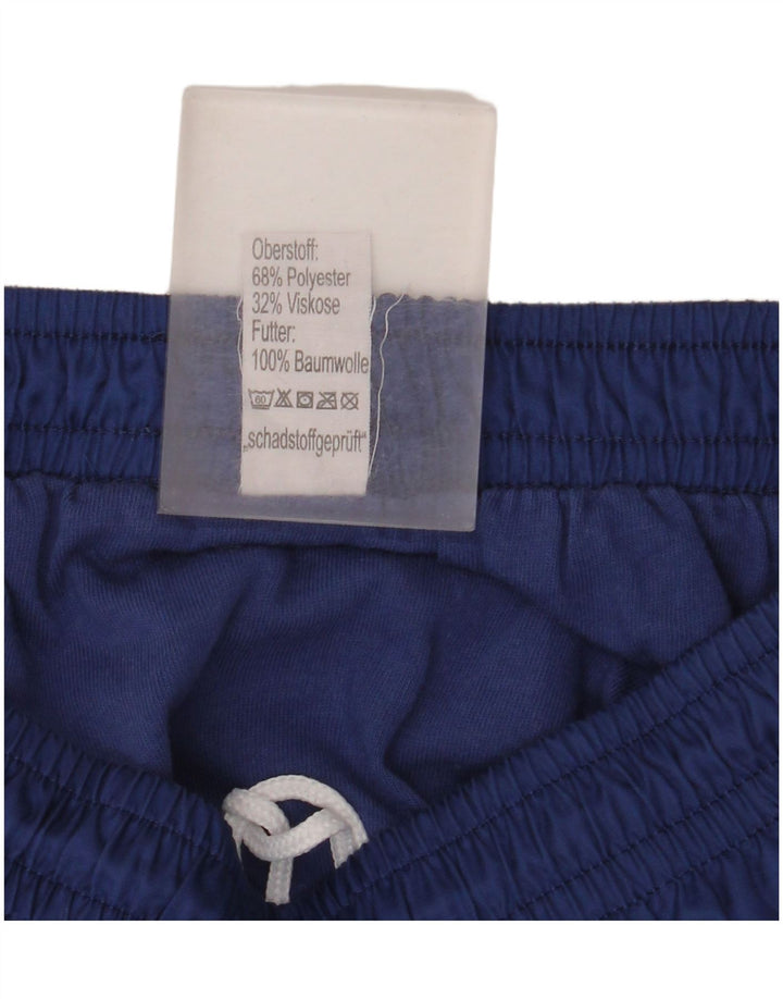 Pantaloni scurți de înot vintage pentru bărbați, medii, albastru marin, poliester color bloc