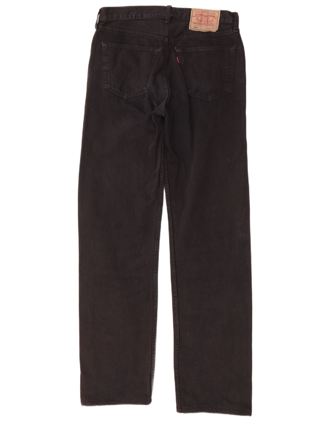 Blugi drepti pentru bărbați LEVI'S 501 W34 L36 bumbac negru