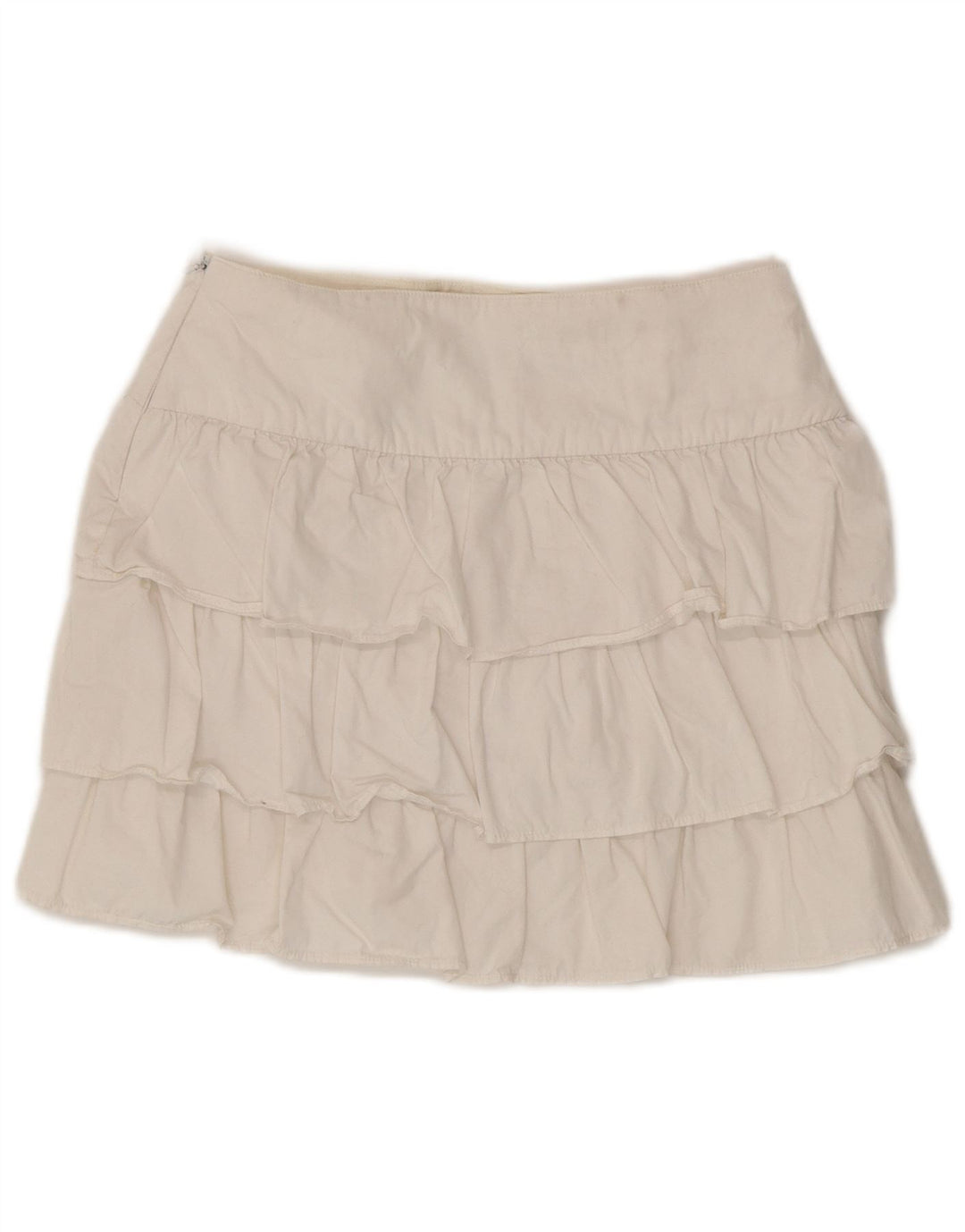 Fusta cu etaje pentru femei Zara XS W24 Alb