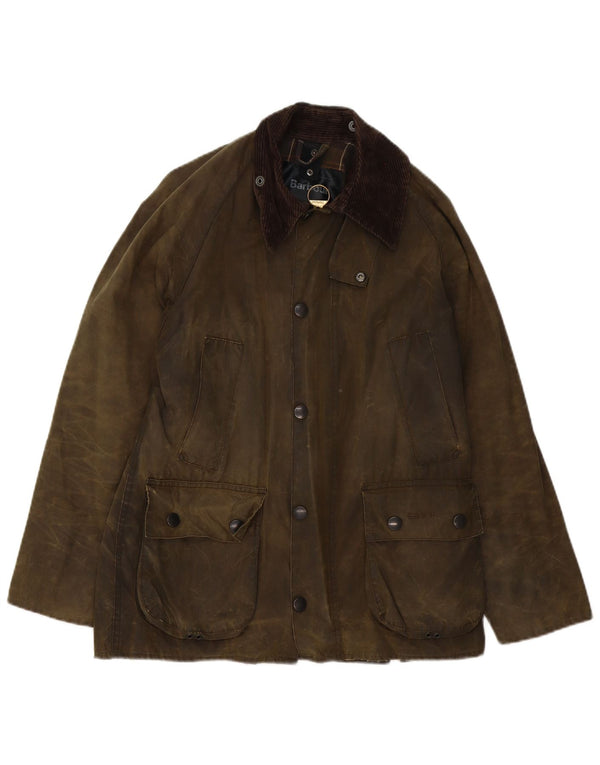 Jachetă pentru bărbați Barbour Bedale din bumbac cerat UK 34 XS Kaki