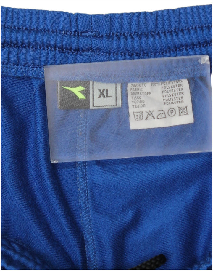 Diadora Mens Trening Pantaloni Joggers XL Blue Poliester