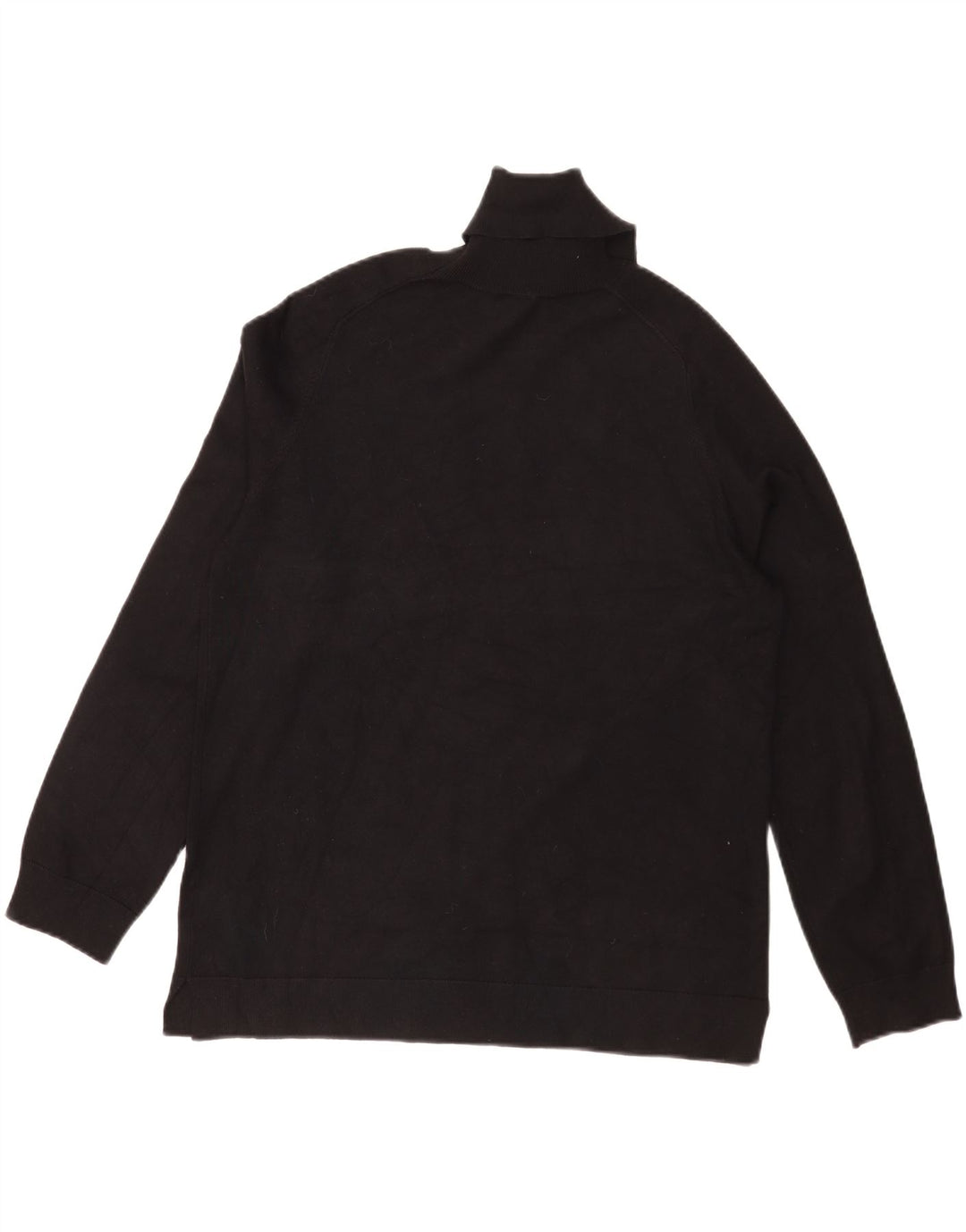 Pulover Dkny pentru bărbați cu grafică cu gât rulat, mare, negru, viscoză, bloc de culoare