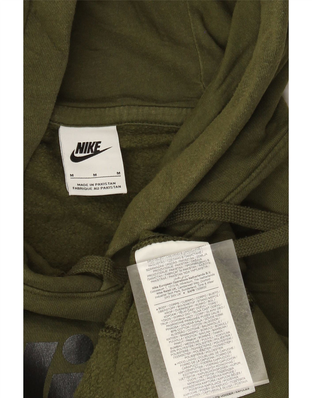 Pulover Nike Grafic pentru bărbați, bumbac mediu kaki