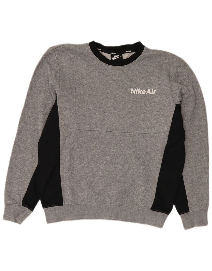 Pulover pentru bărbați Nike Hanorac mic, gri, poliester color bloc