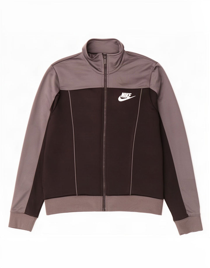 Jachetă de trening pentru bărbați Nike, negru mediu, poliester bloc de culoare