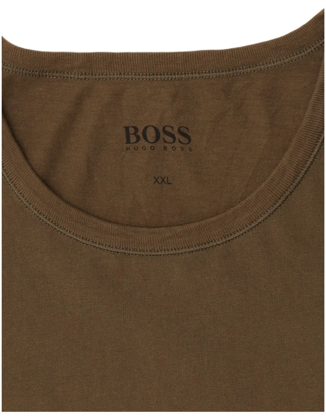 Tricou pentru bărbați Hugo Boss Top 2XL Kaki