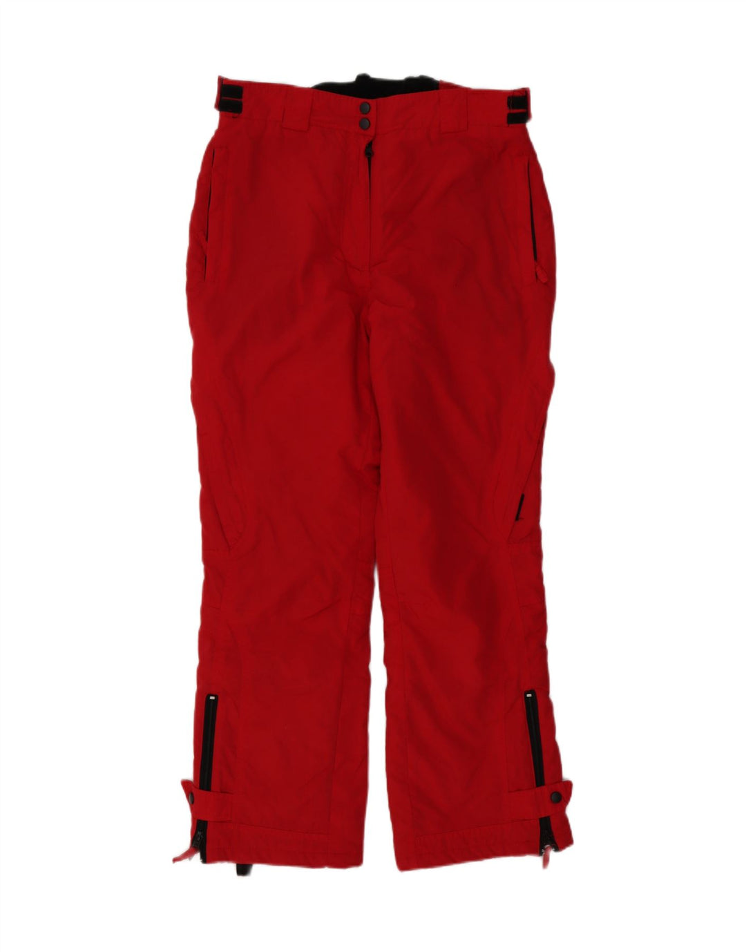 Pantaloni de schi AST pentru femei UK 16 Poliester roșu mare