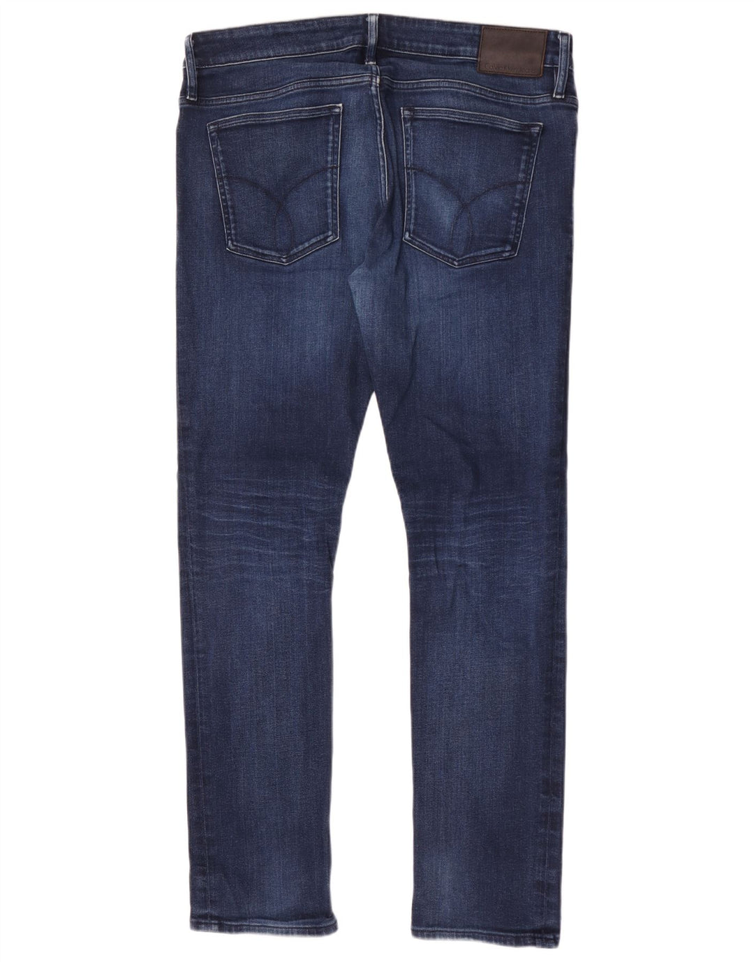 Blugi slim pentru bărbați Calvin Klein W36 L32 albastru