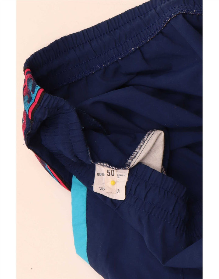 Pantaloni de trening grafic Asics pentru bărbați IT 50 Medium Bleumarin Colorblock