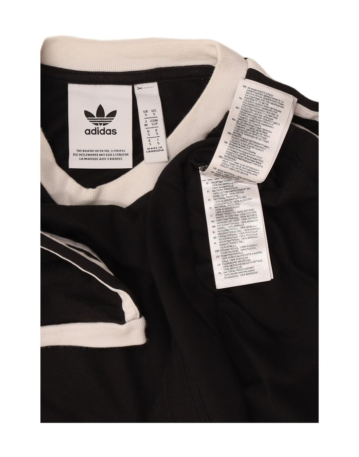 Tricou pentru bărbați Adidas Top mic, negru, bumbac