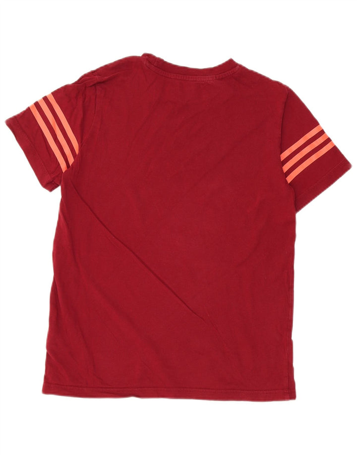 Tricou grafic ADIDAS pentru băieți Top 11-12 ani bumbac maro