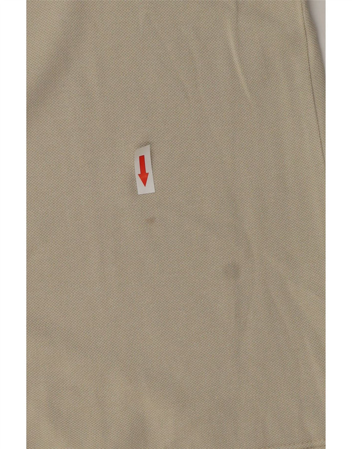 Cămașă polo pentru bărbați Kappa, bumbac, bej mediu