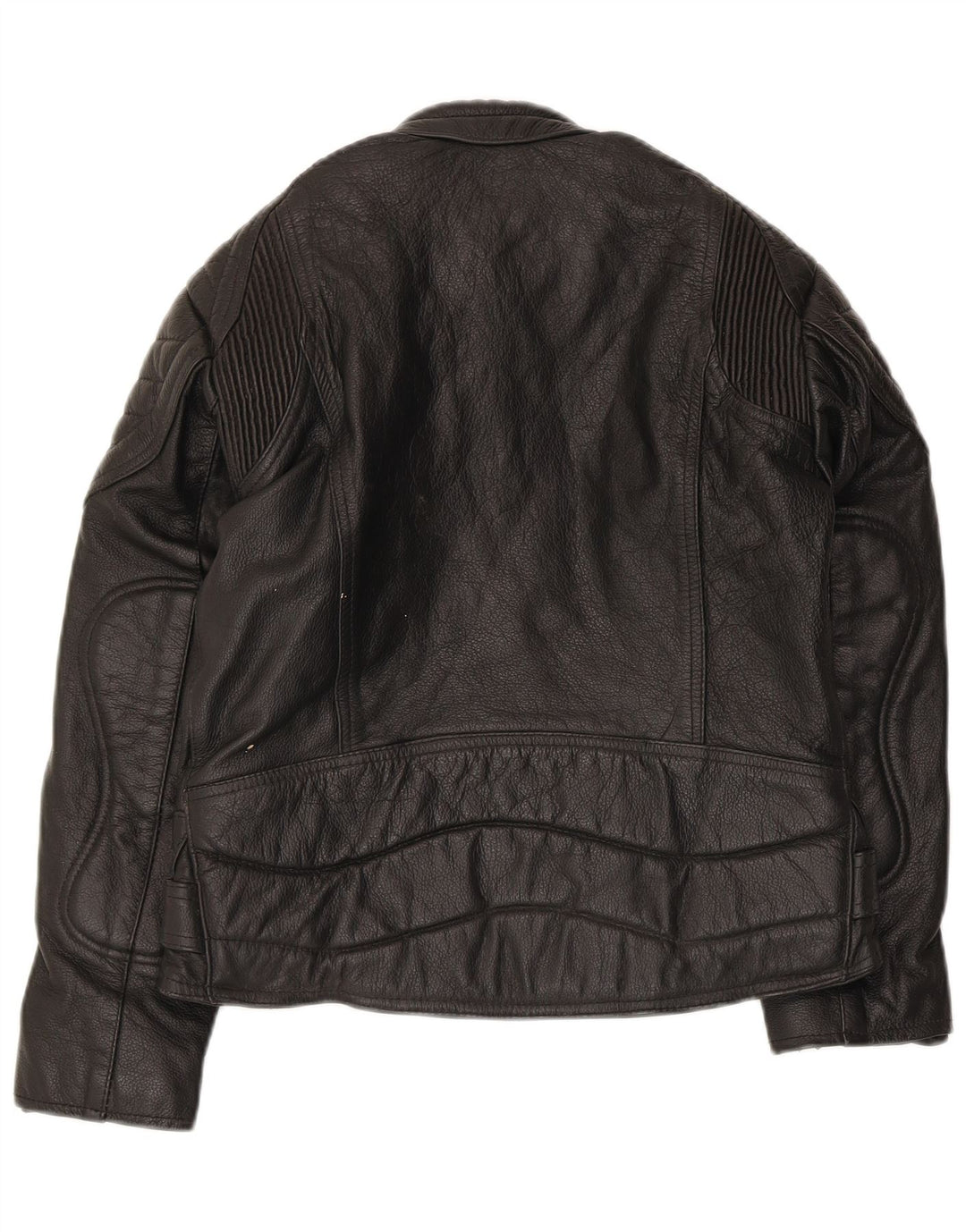 SKINTAN Jachetă Racer din piele pentru femei UK 10 Mic din piele neagră