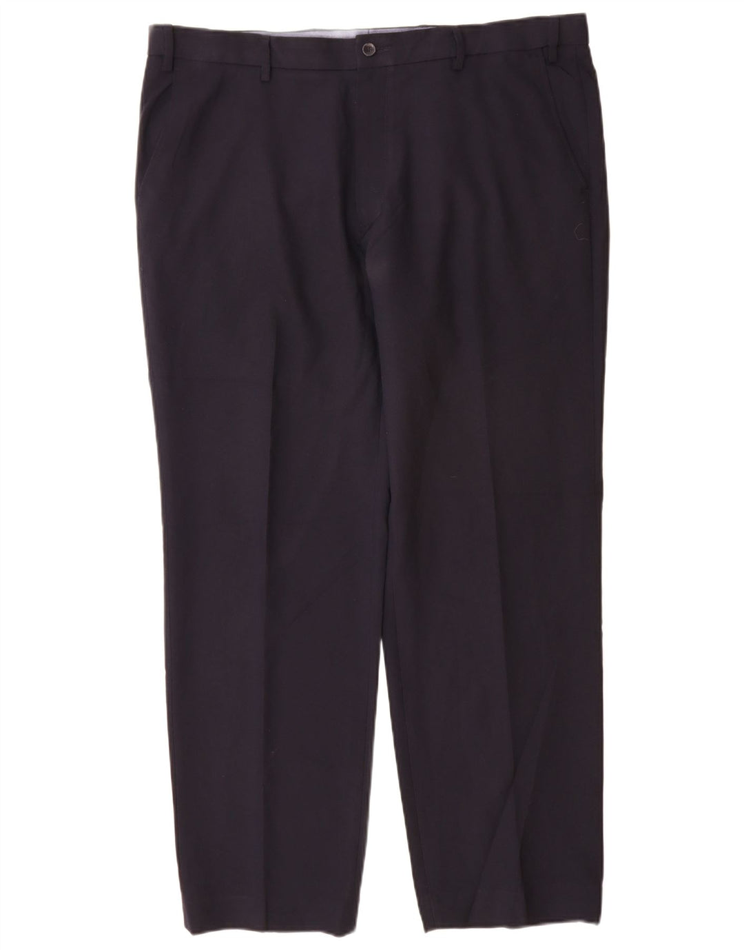 Pantaloni chino pentru bărbați Marks & Spencer, cu ajustare normală, L40 L31, poliester bleumarin