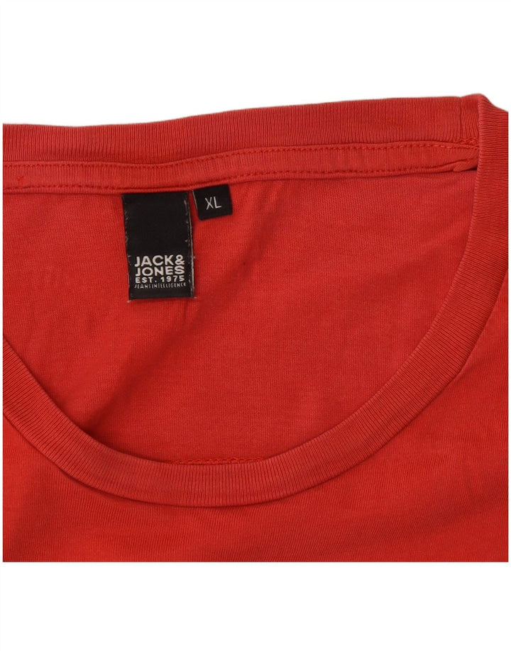 Tricou grafic Jack & Jones pentru bărbați Top XL Roșu
