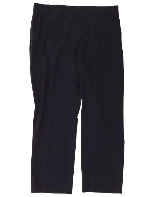 Pantaloni casual subțiri pentru femei Marks & Spencer UK 16 Large W36 L28 Bleumarin