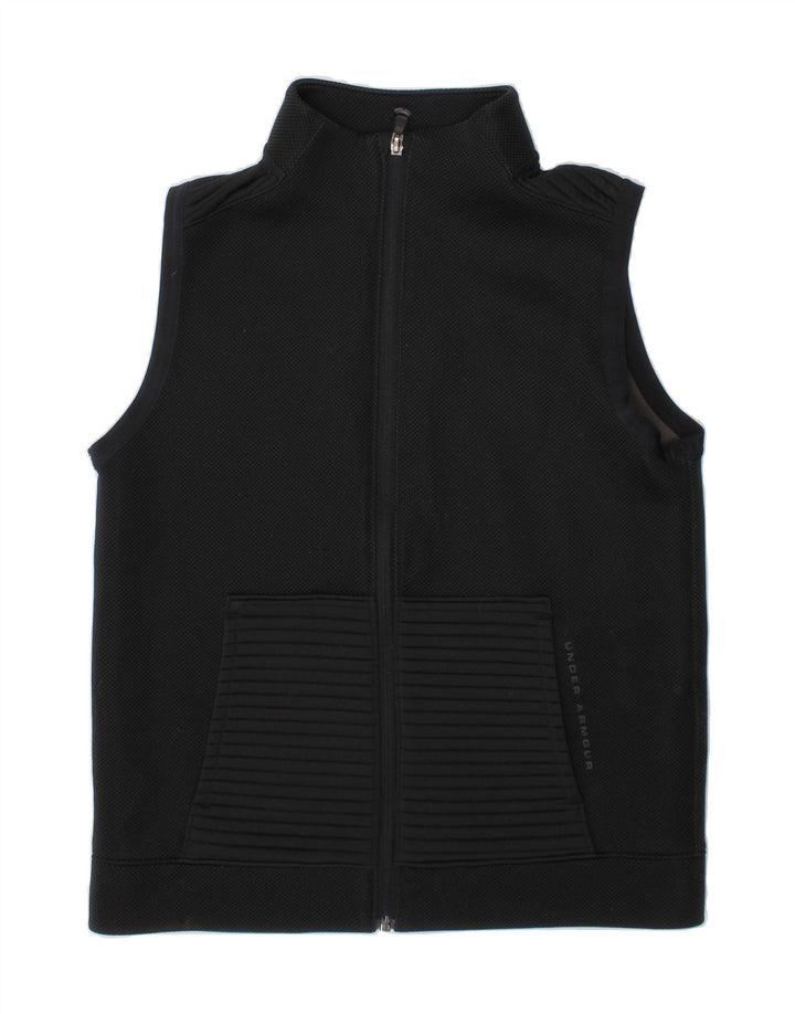 UNDER ARMOUR Boys Cold Gear Tracksuit Top Jacket 11-12 Years Large  Black Vintage Under Armour and Second-Hand Under Armour from Messina Hembry 