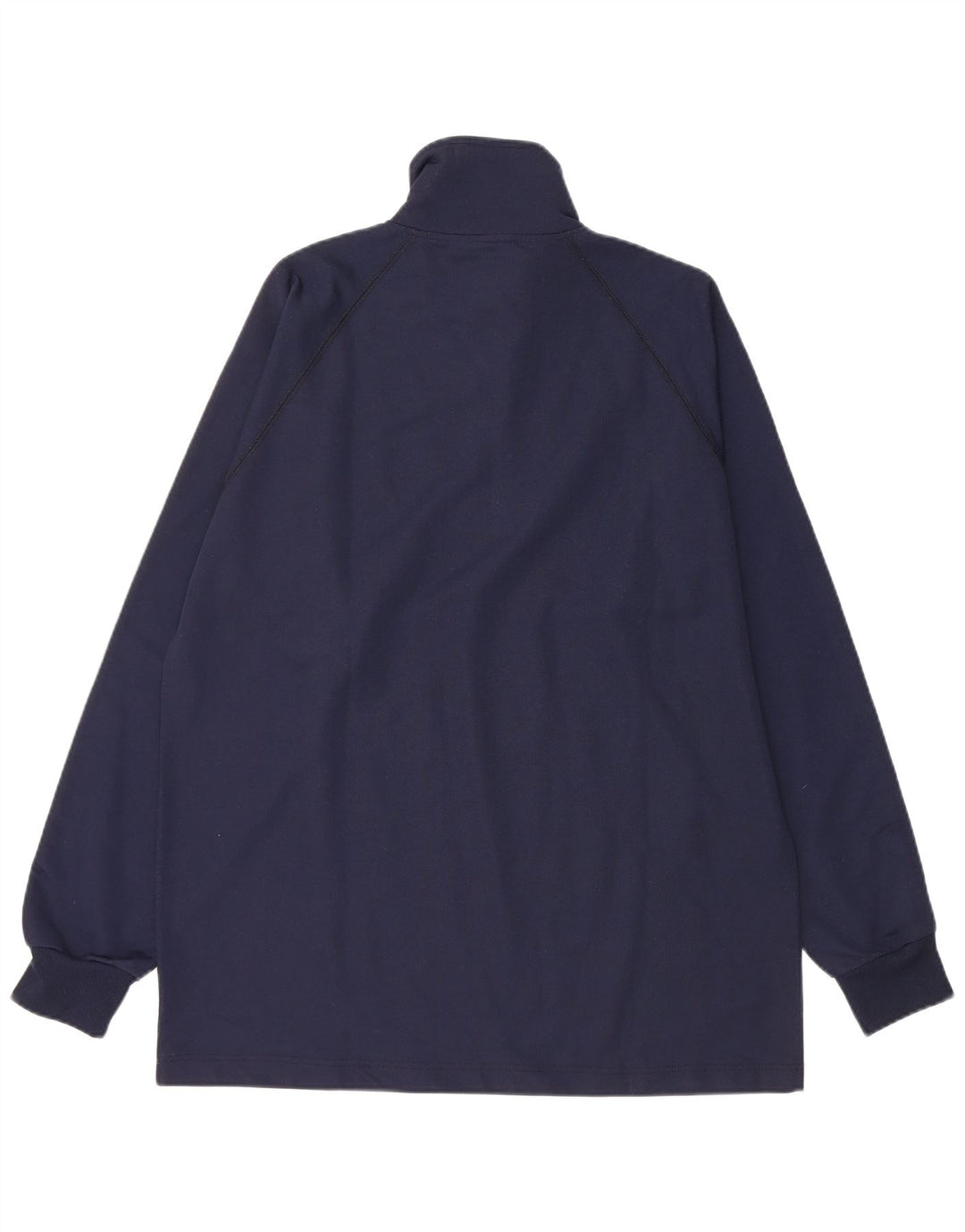 Top de trening ASICS pentru bărbați, cu grafic, cu fermoar și gât, albastru bleumarin