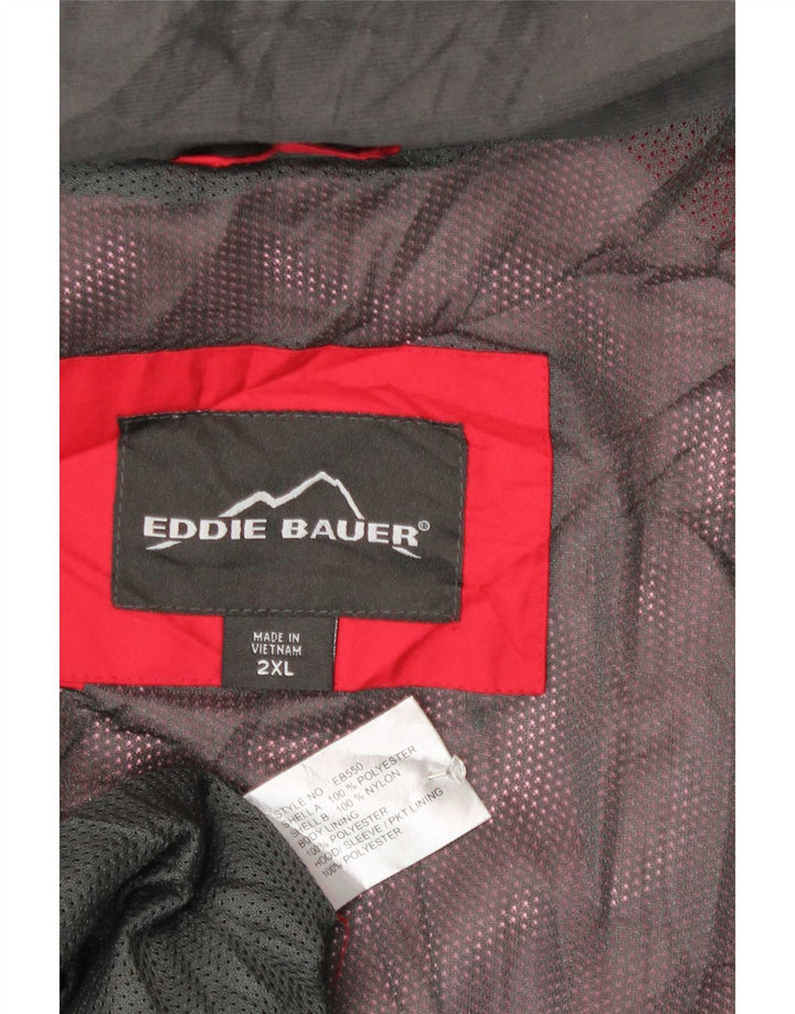 Jachetă pentru bărbați Eddie Bauer, 2XL, poliester color bloc de culoare roșu