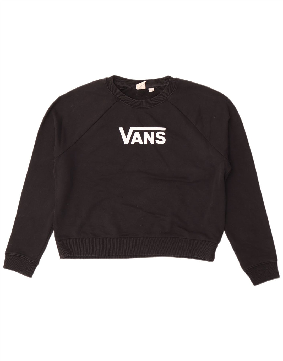 Pulover cu grafic pentru femei Vans UK 14 Bumbac mediu negru