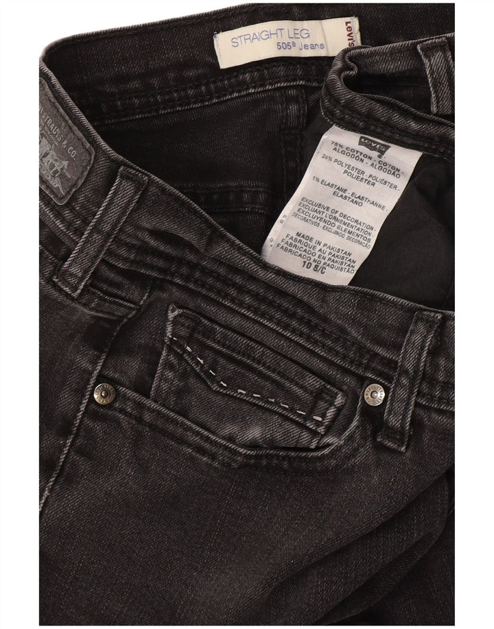 Levi's Fete 505 9-10 Ani W27 L28 Gri Bumbac