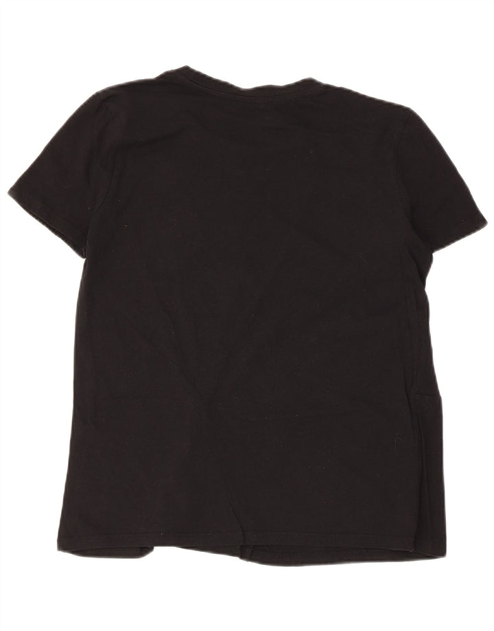 Bluză pentru femei Zara UK 10 mic bumbac negru
