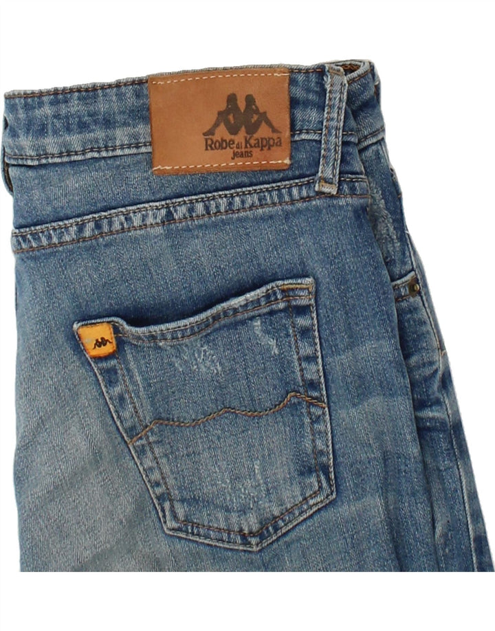 KAPPA Womens Slim Jeans W29 L32  Blue Cotton Vintage Kappa and Second-Hand Kappa from Messina Hembry 