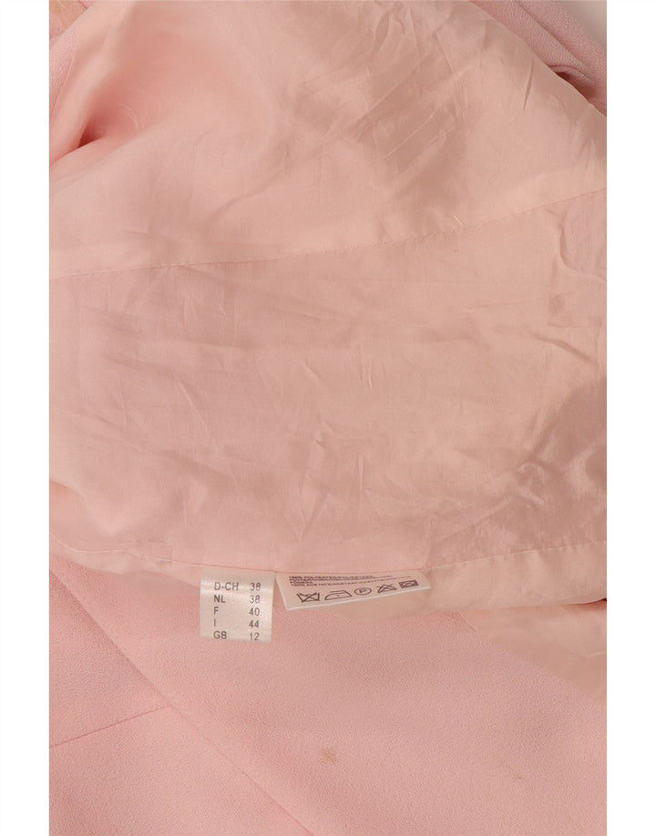 Jachetă pentru femei TOGETHER cu 1 nasture UK 12 Poliester roz mediu